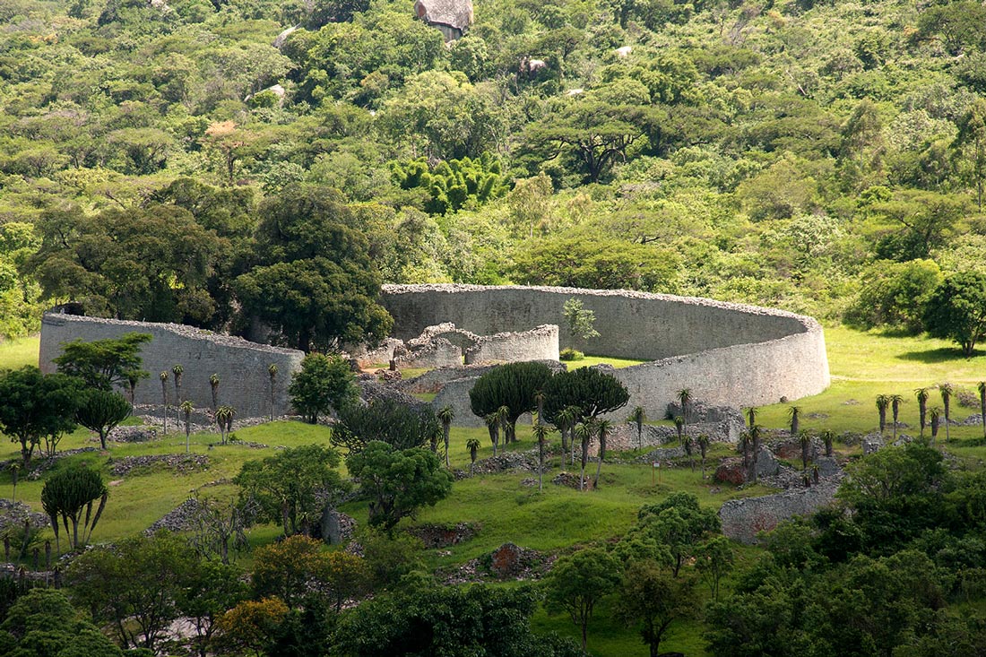 Great Enclosure as seen from the Hill Complex