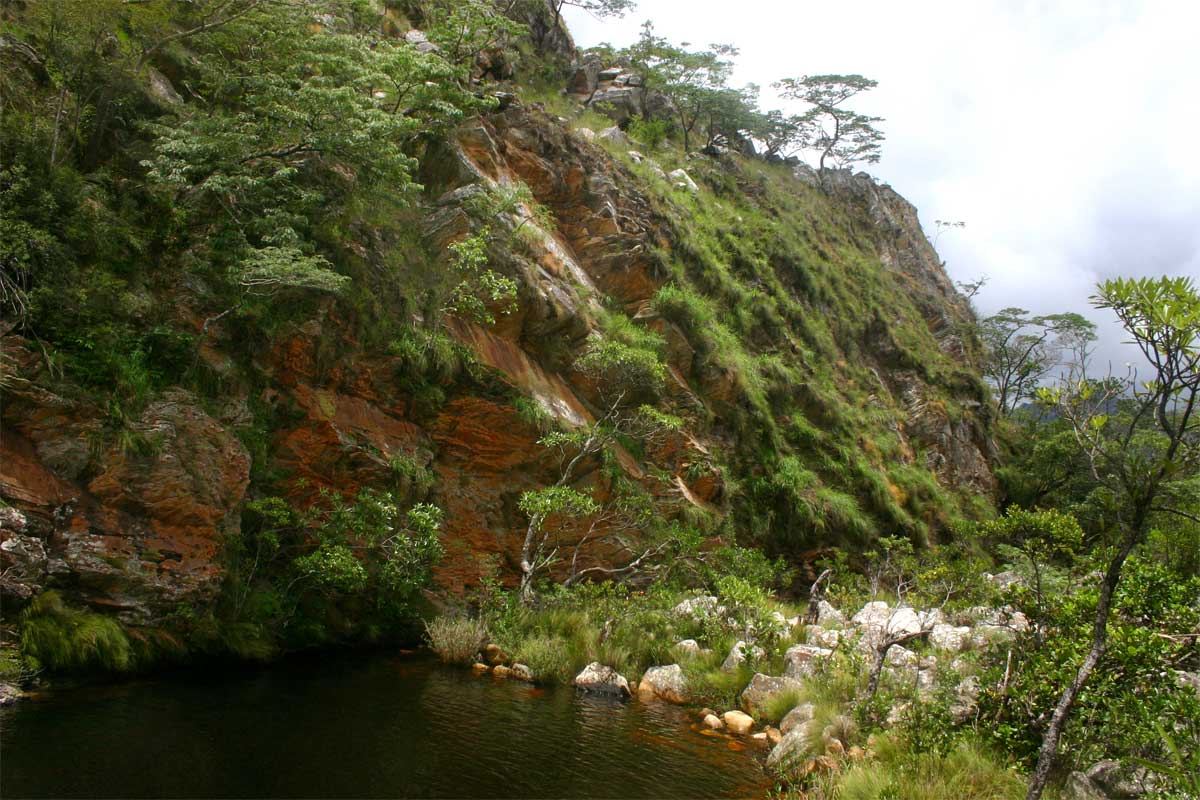 Pool below Muhohwa Falls