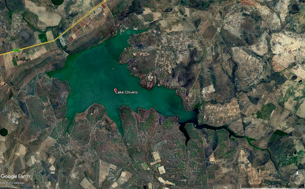 Map Lake Chivero