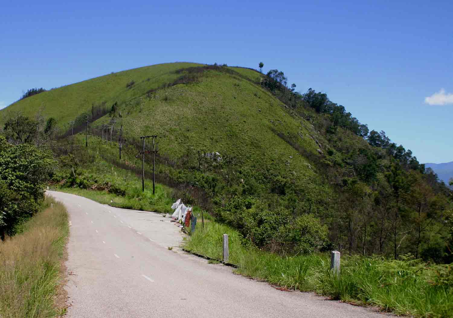 Gentle slope from the main Vumba rd