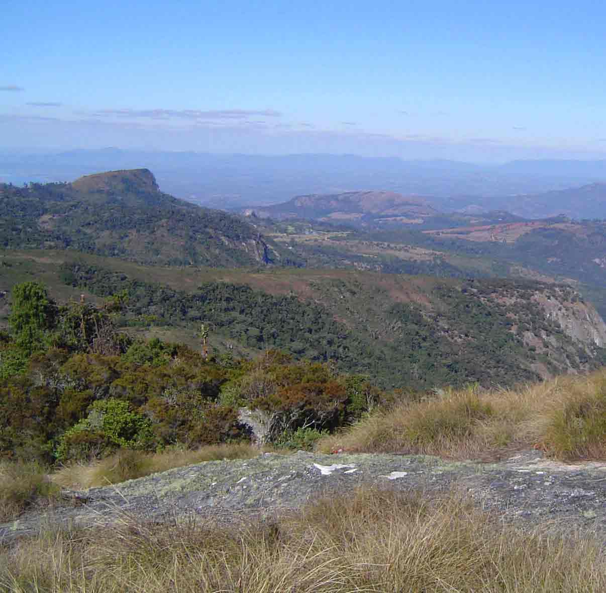 View from Castle Beacon towards Chinyakwaremba