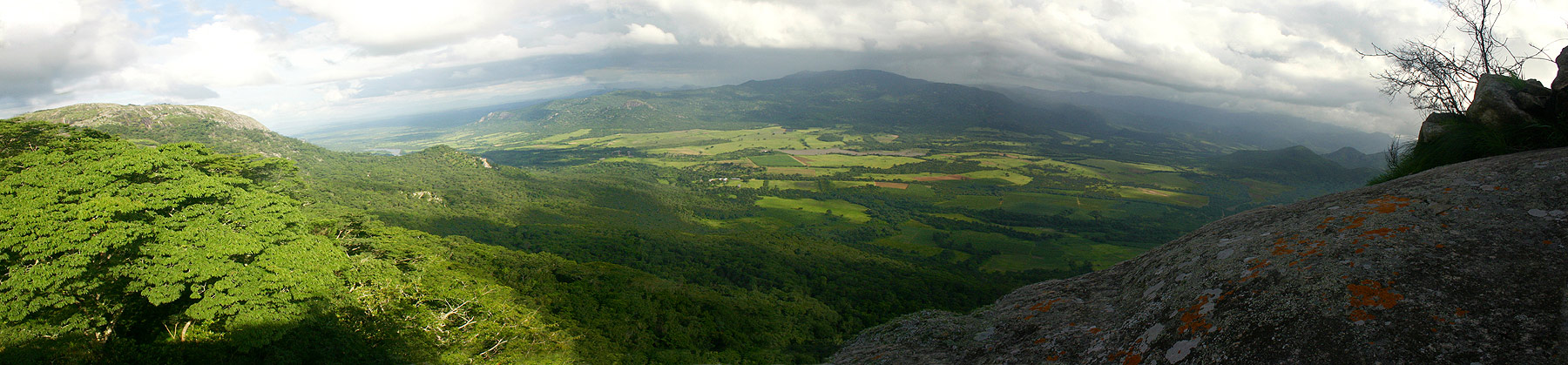 Burma Valley from Eastern Vumba escarpment.