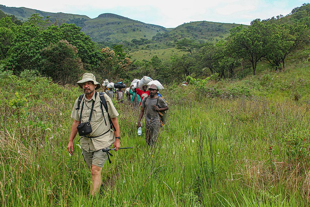 Trekking into the Chimanimani Mts.